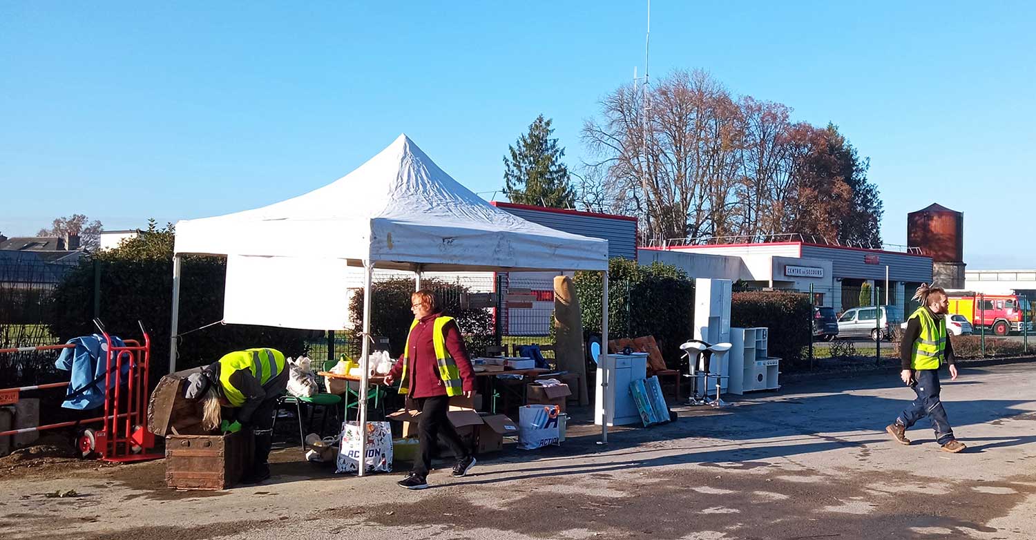 Matinée Réemploi déchèterie Maen Roch. Wallace & Granit et Recycl'Roch
