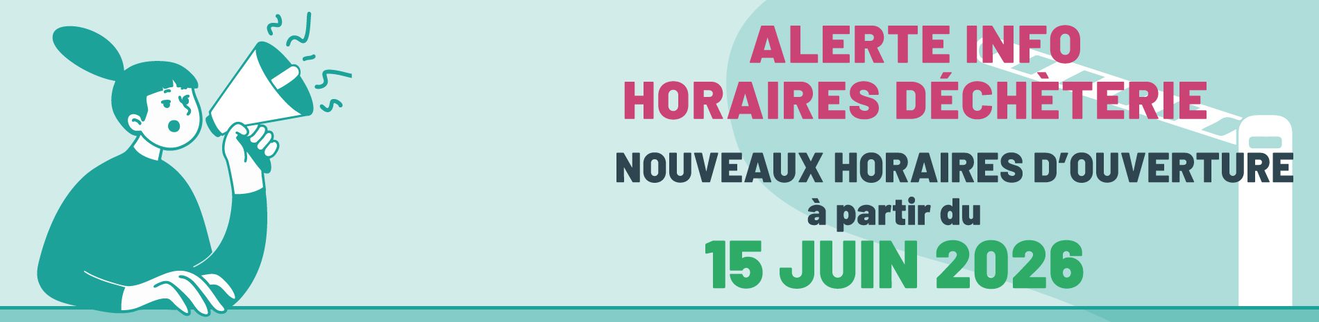 A partir du 15 juin 2026, harmonisation des horaires de déchèteries du SMICTOM du Pays de Fougères