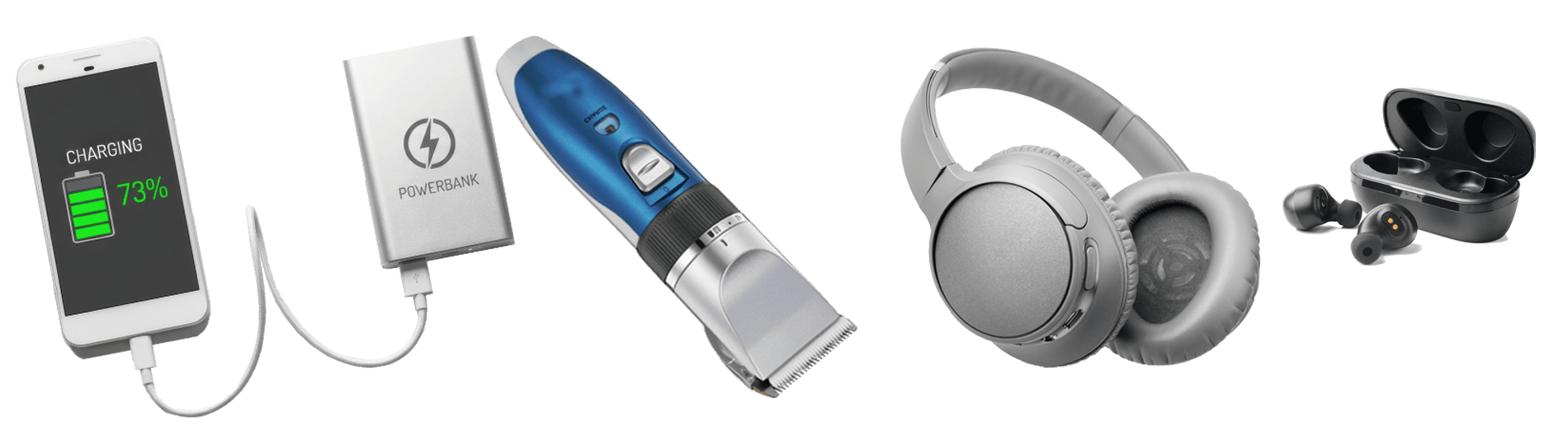 Ensemble d'appareils électriques contenant une batterie Lithium-ion