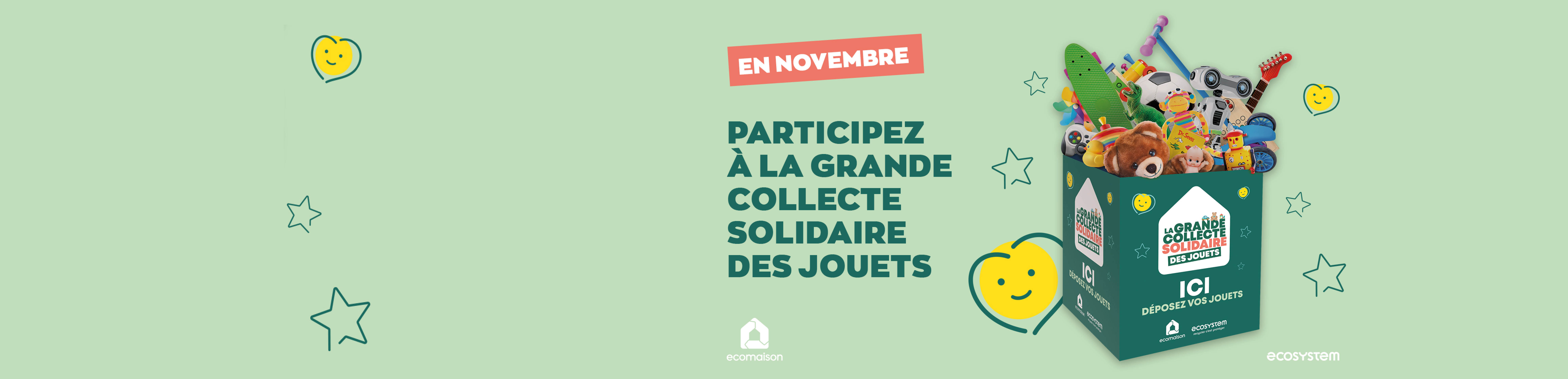 Bannière collecte de jouets 2026
